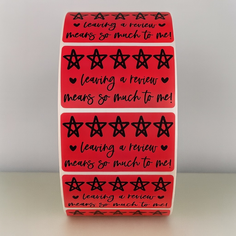 Posh Seller Review Stickers 🌟 “Leaving a Review Means So Much To Me - Picture 9 of 11